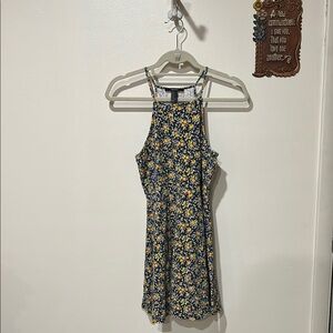 Forever 21 Navy Floral Dress